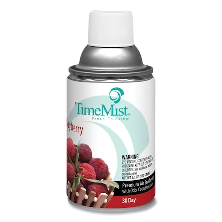 Timemist Premium Metered Air Freshener Refill, Bayberry, 5.3 oz Aerosol, PK12 1042705
